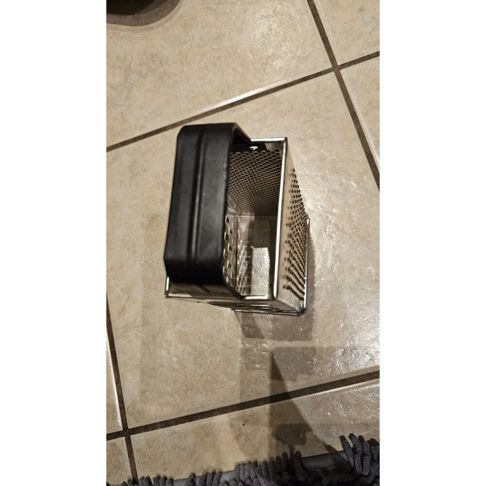 VINTAGE 4 SIDE BOX METAL GRATER CHEESE VEGETBLE SHREDDER Michigan City Indiana